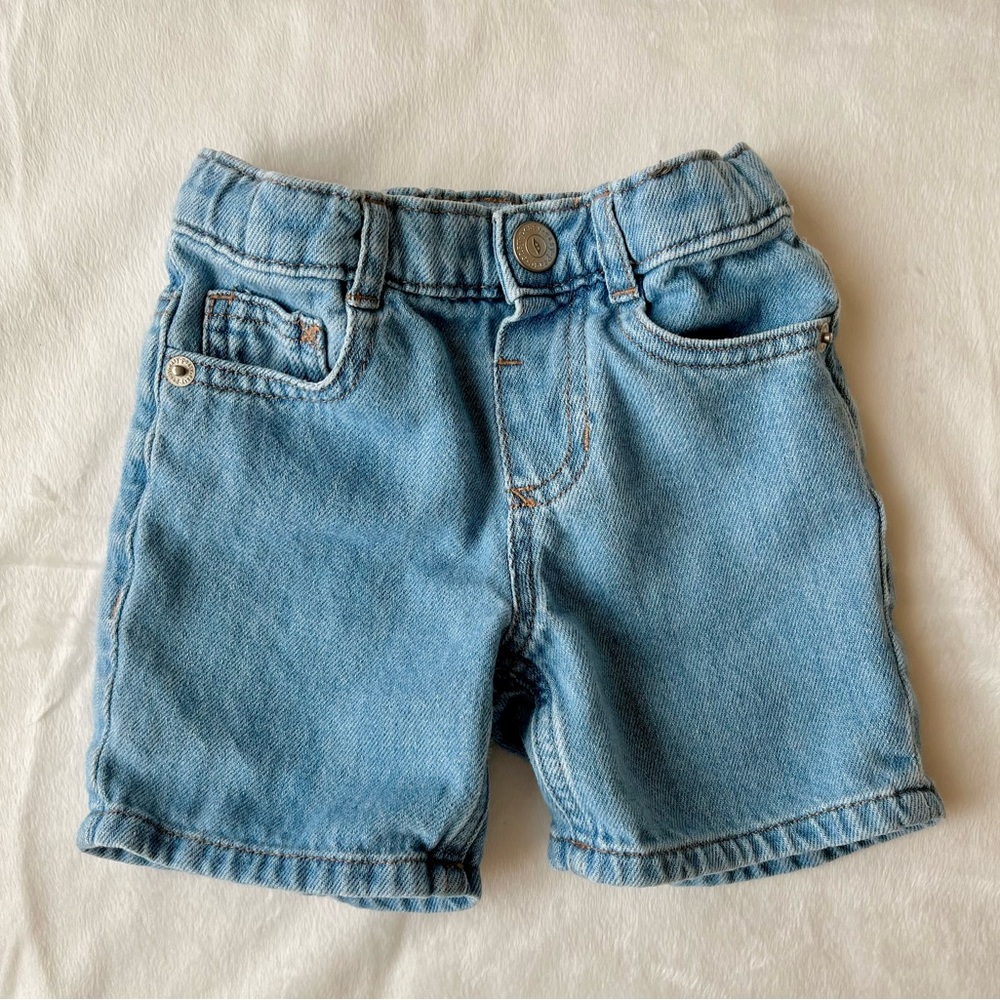 Easy Peasy 100% Cotton Blue Denim Shorts